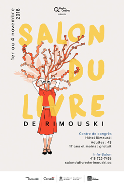 affiche salon livre rimouski 2018